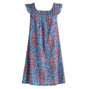 J.Crew Paisley Flutter Strap Tank Dress NWT